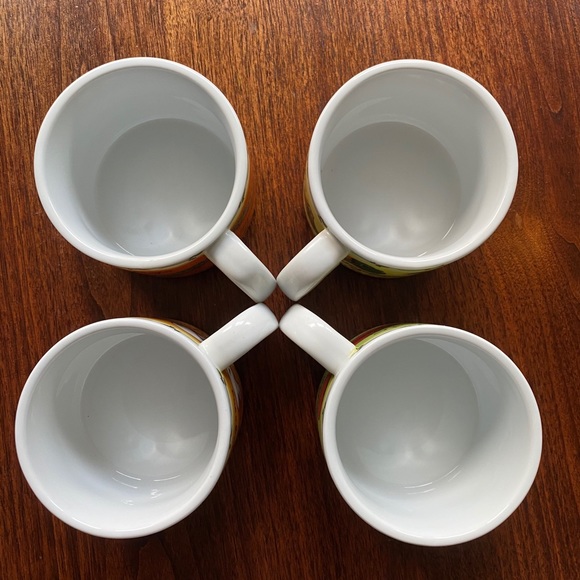 Vintage stackable mug set - Picture 2 of 4